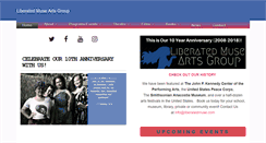 Desktop Screenshot of liberatedmuse.com