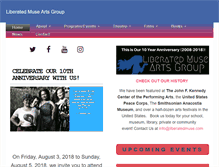 Tablet Screenshot of liberatedmuse.com
